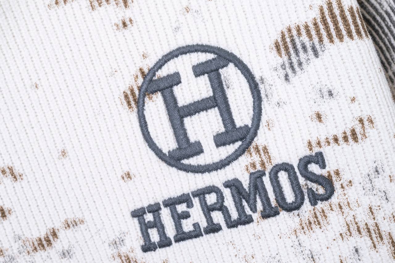 سويت شيرت رجالي "هيرموس" بخامة مموجة وسحاب ربعي - الصورة 4