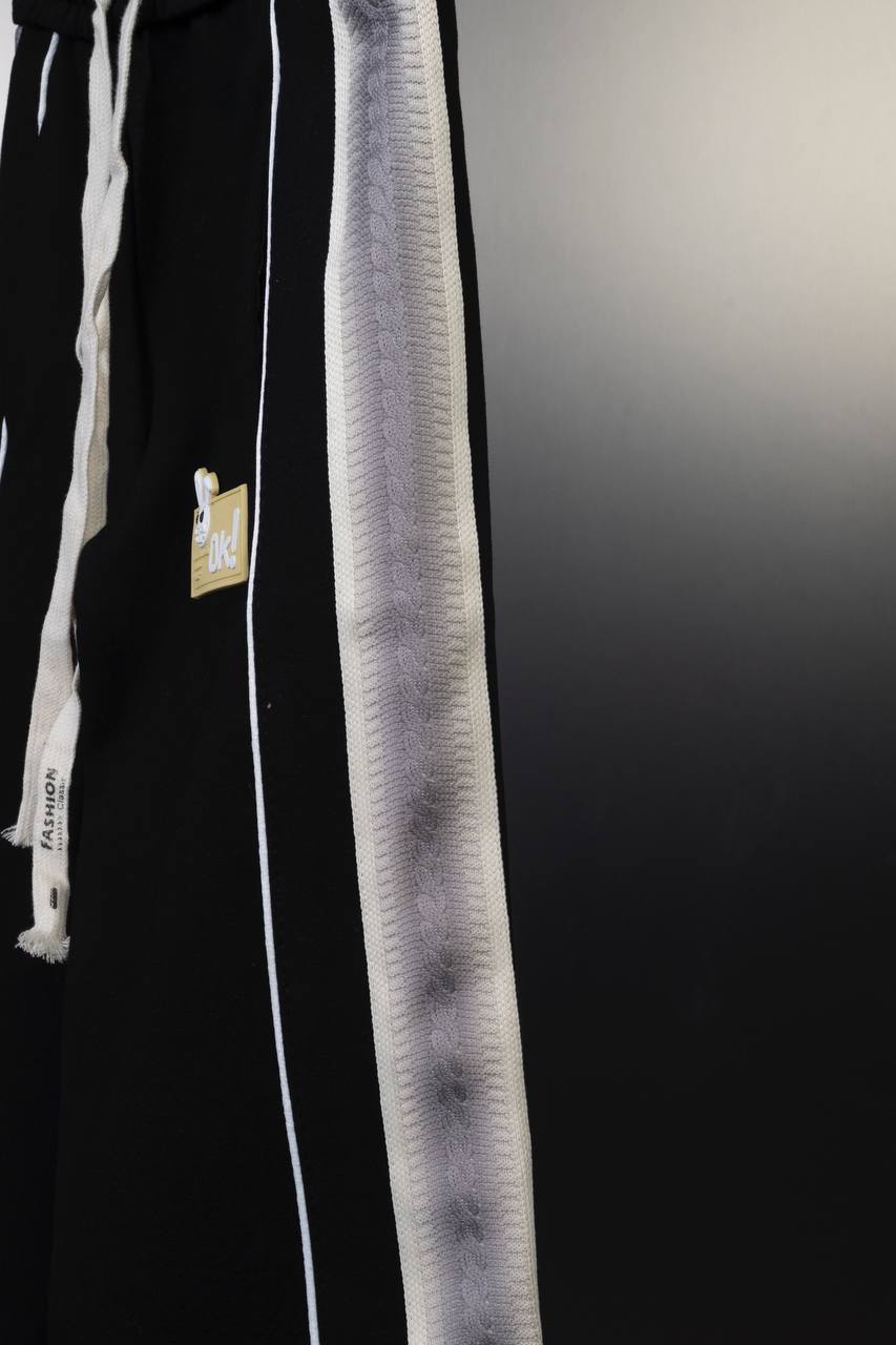 بنطلون مليتون الكاجوال للأطفال: تصميم بخطوط جانبية - الصورة 2